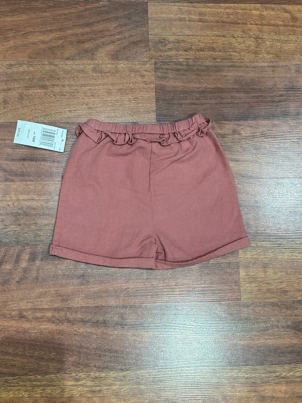 NWT Chelsea & Violet - Dusty Rose Ruffle Waist Girls' Shorts